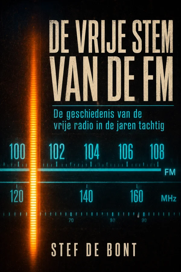 Boekomslag De vrije stem van de FM van Stef de Bont